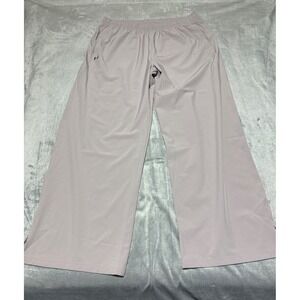 Under Armour Women Size L Grey Wide Leg Polyester Blend Pull On Pants
